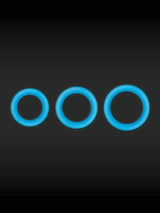 Firefly - Glow in the Dark Cockring Blue - Large