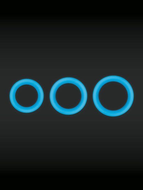 Firefly - Glow in the Dark Cockring Blue - Small