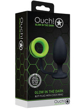 VIP - OUCH! Glow in the Dark - Butt Plug with Cock Ring