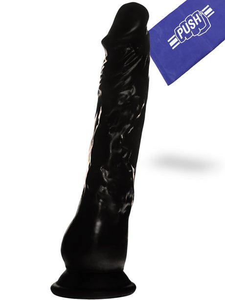 VIP - Penis Dildo Push Black 7.9 inch with Suction Cup