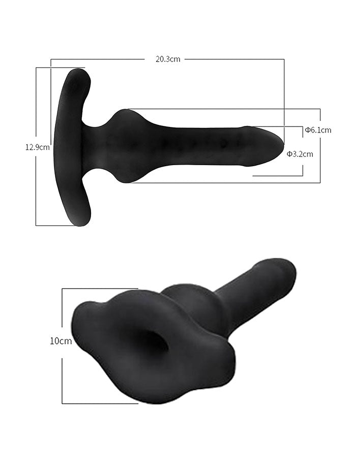 Hump Gear - Penetrierbarer Analplug XL - Schwarz
