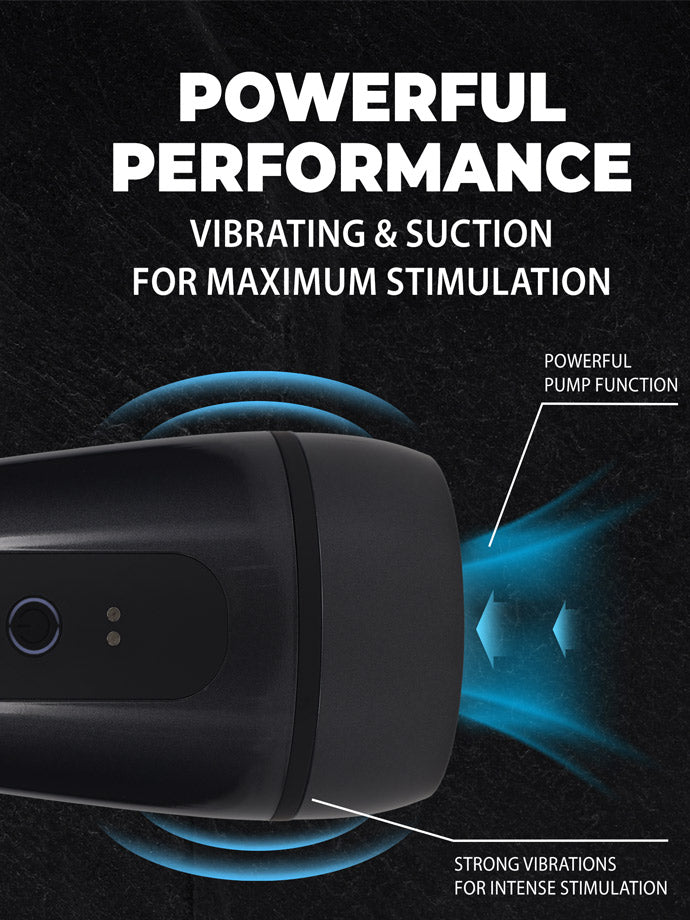 Pumped - Vibrobator - Suction Masturbator