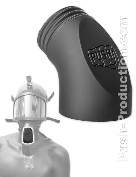 Push Winkeladapter für Gasmaske
