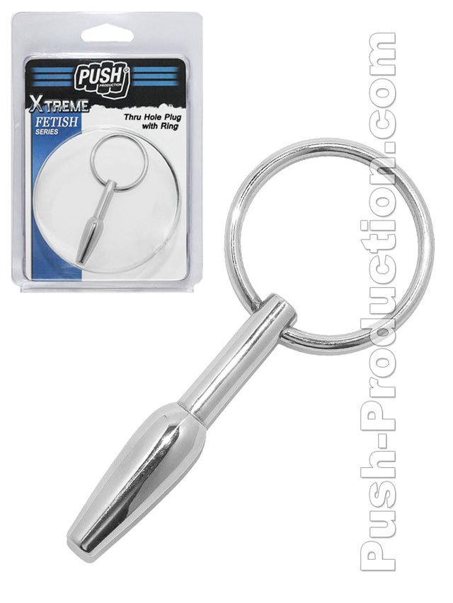 Push Xtreme Fetish - Thru Hole Plug with Ring