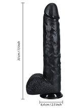 RealRock - Dildo 13 inch mit Hoden - Extra Thick