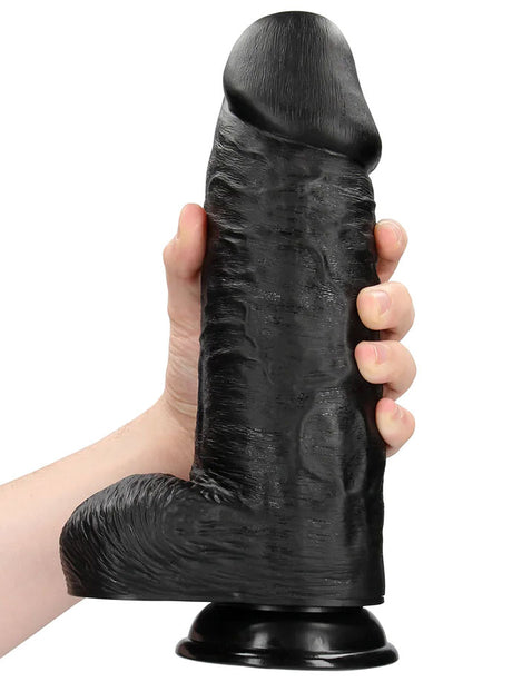 RealRock - Dildo 10 inch mit Hoden - Extra Thick