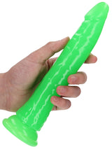 RealRock - Dildo 9 inch ohne Hoden - Glow in the Dark