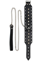 Rimba - Halsband mit Nieten und Hundeketten