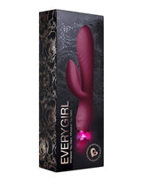 EveryGirl Rabbit Vibrator - Burgundy