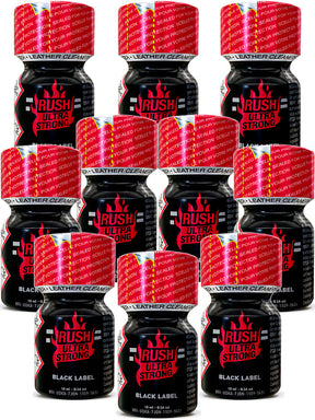 10 x RUSH ULTRA STRONG - BLACK LABEL small - PACK