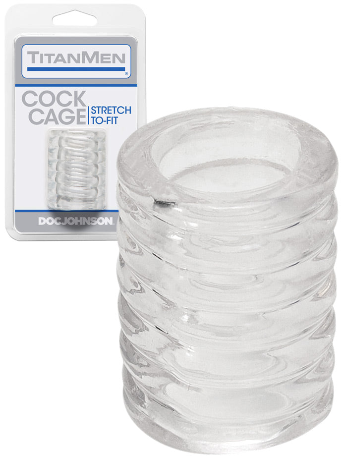 Titanmen - Cock Cage - Clear
