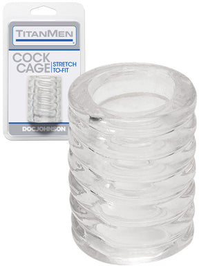 Titanmen - Cock Cage - Clear