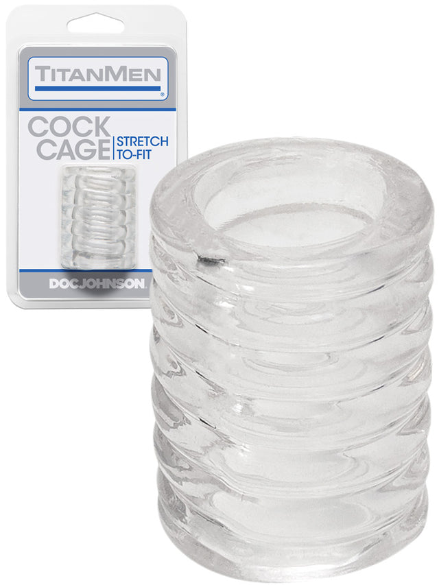 Titanmen - Cock Cage - Clear