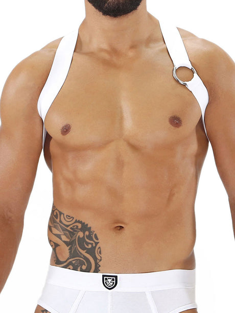 Party Boy Elastic Harness - Weiß